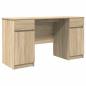 Preview: Schreibtisch Sonoma-Eiche 140 x 49 x 76 cm Holzwerkstoff