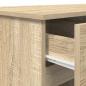 Preview: Schreibtisch Sonoma-Eiche 140 x 49 x 76 cm Holzwerkstoff