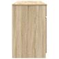Preview: Schreibtisch Sonoma-Eiche 140 x 49 x 76 cm Holzwerkstoff