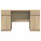 Preview: Schreibtisch Sonoma-Eiche 140 x 49 x 76 cm Holzwerkstoff