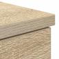 Preview: Schreibtisch Sonoma Eiche 140x49x76 cm Holzwerkstoff