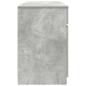 Preview: Schreibtisch Betongrau 140x49x76 cm Holzwerkstoff