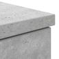 Preview: Schreibtisch Betongrau 140x49x76 cm Holzwerkstoff