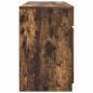 Preview: Schreibtisch Räuchereiche 140x49x76 cm Holzwerkstoff