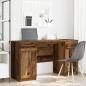 Preview: ARDEBO.de - Schreibtisch Altholz 140x49x76 cm Holzwerkstoff