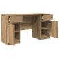 Preview: Schreibtisch Artisan Eiche 140x49x76 cm Holzwerkstoff