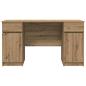 Preview: Schreibtisch Artisan Eiche 140x49x76 cm Holzwerkstoff