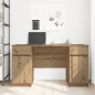 Preview: Schreibtisch Artisan-Eiche Holzwerkstoff 140 x 49 x 76 cm