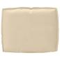 Preview: 2-teiliges Kissen-Set für Palettenbeige Oxford Stoff