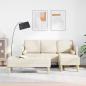 Preview: ARDEBO.de - 2-teiliges Sofa Set mit Kissen aus Leinen