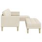 Preview: 2-teiliges Sofa Set mit Kissen aus Leinen