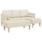 Preview: 2-teiliges Sofa Set mit Kissen aus Leinen