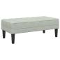 Preview: Sofa Set 2 stk. Hellgrau Polyester