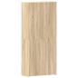 Preview: Schuhschrank Sonoma Eiche 80x35,5x180 cm Holzwerkstoff