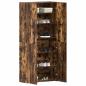 Preview: Schuhschrank Raucheiche 80x35,5x180 cm Holzwerkstoff