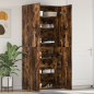 Preview: Schuhschrank Raucheiche 80x35,5x180 cm Holzwerkstoff