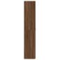 Preview: Schuhschrank Braunes Eichenholz 80x35,5x180 cm Ingenieurholz
