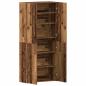 Preview: Schuhschrank Altholz 80x35,5x180 cm Ingenieurholz