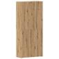 Preview: Schuhschrank Artisan Eiche 80x35,5x180 cm Holzwerkstoff