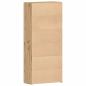Preview: Schuhschrank 80 x 35,5 x 180 cm Holzwerkstoff Braun