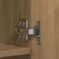Preview: Schuhschrank Artisan Eiche 80x35,5x180 cm Holzwerkstoff