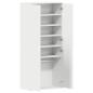 Preview: Schuhschrank 80x39x180 cm Holzwerkstoff