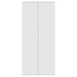 Preview: Schuhschrank 80x39x180 cm Holzwerkstoff