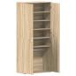 Preview: Schuhschrank Sonoma Eiche 80x39x180 cm Holzwerkstoff