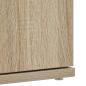 Preview: Schuhschrank Sonoma Eiche 80x39x180 cm Holzwerkstoff