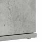 Preview: Schuhschrank Beton Grau 80x39x180 cm Spanplatte