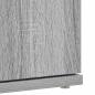 Preview: Schuhschrank Grau Sonoma 80x39x180 cm Holzwerkstoff