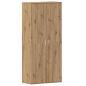 Preview: Schuhschrank Artisan Eiche 80x39x180 cm Holzwerkstoff