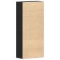 Preview: Schuhschrank Schwarze Eiche 80x39x180 cm Holzwerkstoff