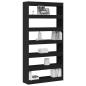 Preview: Bücherregal Schwarz Holzwerkstoff 100 x 30 x 198 cm Bücherregal