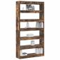 Preview: Braunes Bücherregal Braun Holzwerkstoff 100 x 30 x 198 cm