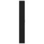 Preview: Garderobe Schwarz Eiche 55x25x189 cm Holzwerkstoff
