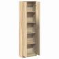 Preview: Kleiderschrank Sonoma Eiche 55x25x189 cm Möbelholz