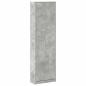 Preview: Kleiderschrank Betongrau 55x25x189 cm Spanplatte
