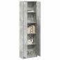 Preview: Kleiderschrank Betongrau 55x25x189 cm Spanplatte
