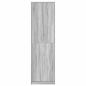 Preview: Kleiderschrank Grauer Sonoma 55x25x189 cm Holzwerkstoff