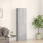 Preview: Kleiderschrank Grauer Sonoma 55x25x189 cm Holzwerkstoff