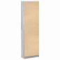 Preview: Kleiderschrank Grauer Sonoma 55x25x189 cm Holzwerkstoff