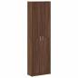 Preview: Kleiderschrank Braun Eiche 55x25x189 cm Holzwerkstoff
