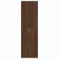 Preview: Kleiderschrank Braun Eiche 55x25x189 cm Holzwerkstoff