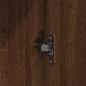 Preview: Kleiderschrank Braun Eiche 55x25x189 cm Holzwerkstoff