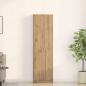 Preview: ARDEBO.de - Kleiderschrank Kunststeineiche 55x25x189 cm Holzwerkstoff