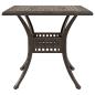 Preview: 5-tlg. Garten-Essgruppe Bronzen Aluminiumguss