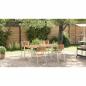 Preview: Outdoortisch-Set 5 pcs Massives Akazienholz und Edelstahl