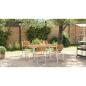 Preview: Outdoortisch-Set 5 pcs Massives Teakholz und Edelstahl