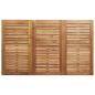 Preview: 7-teilige Garten Essgruppe Solid Wood Akazie, Gartentisch 150x90x75 cm Solid Wood Akazie